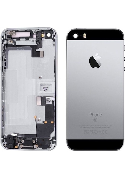 Apple Uyumlu iPhone 5se Kasa Full Dolu Uzay Grisi Siyah Diğer