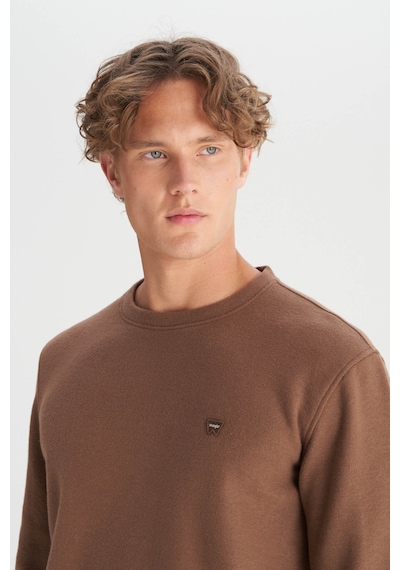 Wrangler Selanik Kahverengi Erkek Sweatshirt W242262220 Mw242262220 Kahverengi
