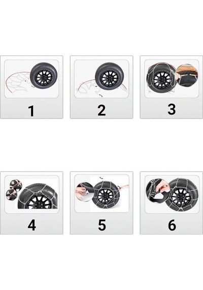 Kar Lastik Zinciri 245/40r18 Binek Suv X Tipi Takmatik Kolay Montaj 10 CM