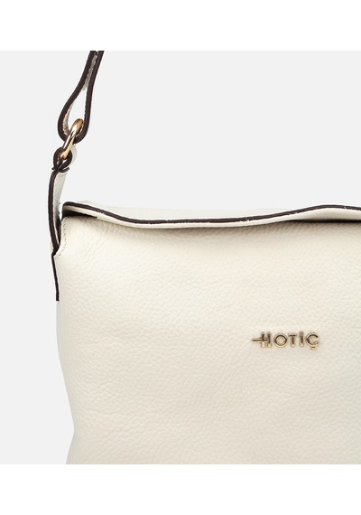 Hotiç Kadın Deri Ekru Ayarlanabilir Askılı Omuz Çantası 03cah309130a400 Ekru