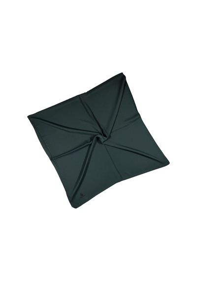 Mim Eşarp Mısırlı Eşarpları Queen Krep Düz Renk Eşarp 140x140 Cm Füme