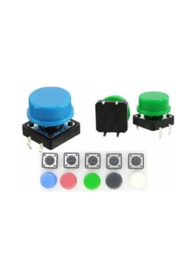 Büyük Buton Tuş Hobi Devreleri için 12X12X7 MM