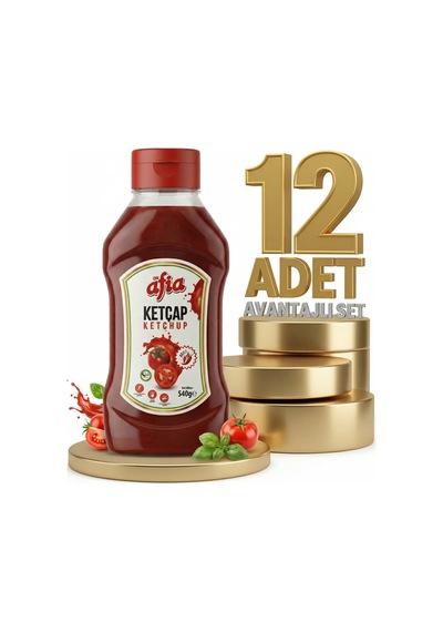 Afia Acılı Ketçap 12x550 Gr