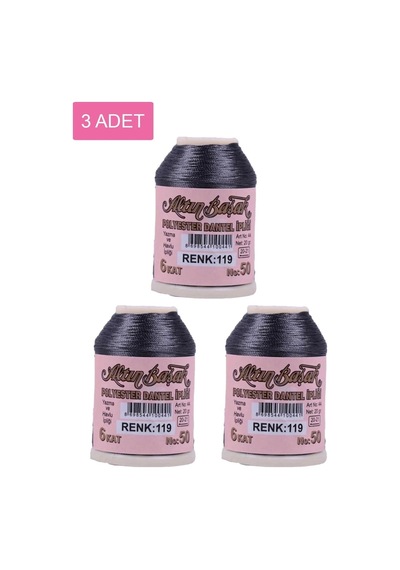 Hubrendy Tedarik 3 Adet Altınbaşak Oya Ve Dantel İpi 20 Gr - Royaleks - No: 119