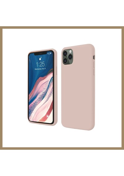 Kahveci.store İphone 11 Pro Kılıf First Silikon - Rose Gold 22