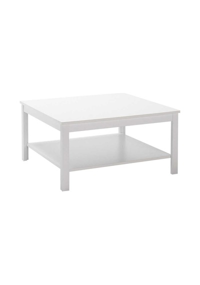 Rustik Kare Sehpa-mat Beyaz 80x40x80 Cm Gxyxd