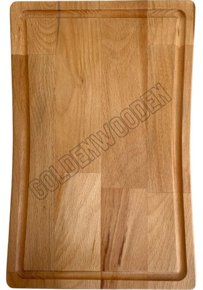 Doğal Ahşap Sunum Tabağı Iç Bükey Ahşap Sunumluk Kayın/gürgen Boy:38cm En:25cm