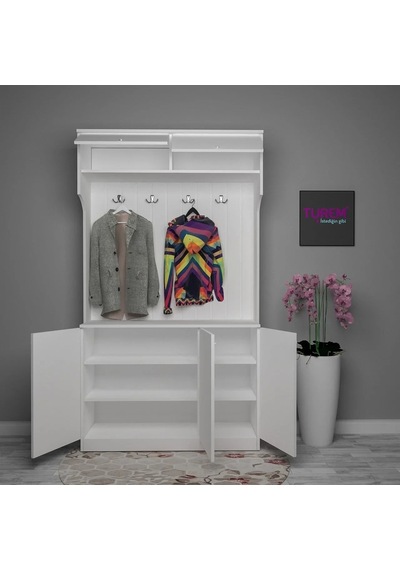 Modern Askılı Portmanto Mdf Siyah Modern Askılı Portmanto Mdf Siyah