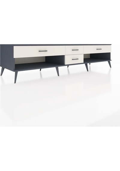 Kronos Tv Ünitesi 4 Çekmeceli 220x59x51 Antrasit-aytaşı Aytası/aytası - Antrasıt Kronos Tv Ünitesi 4 Çekmeceli 220x59x51 Antrasit-aytaşı Aytası/aytası - Antrasıt