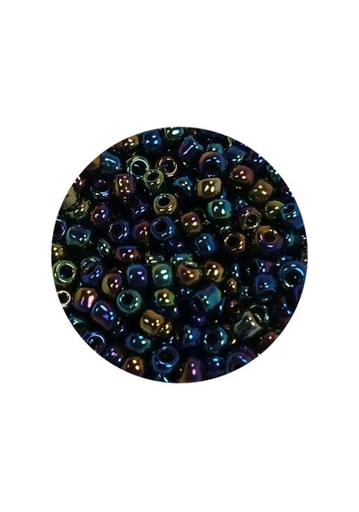 Dökme Cam Kum Boncuk 8/0 3 Mm - 20 Gram - Lacivert Yeşil - Bnc169 Diğer