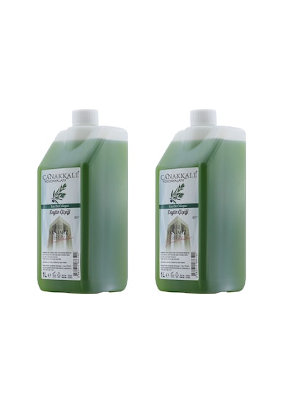 Çanakkale Kolonyaları Zeytin Çiçeği Kolonyası Korumalı Kapak - Yeni Model 2 x 1 L