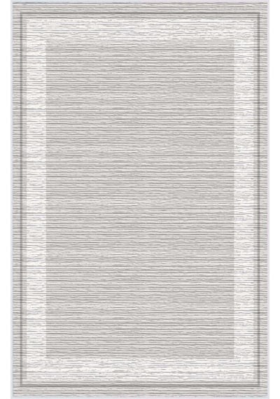 Rovigo Home Dijital Baskı Yıkanabilir Kaymaz Taban Salon Halısı Rvg0576 Gri