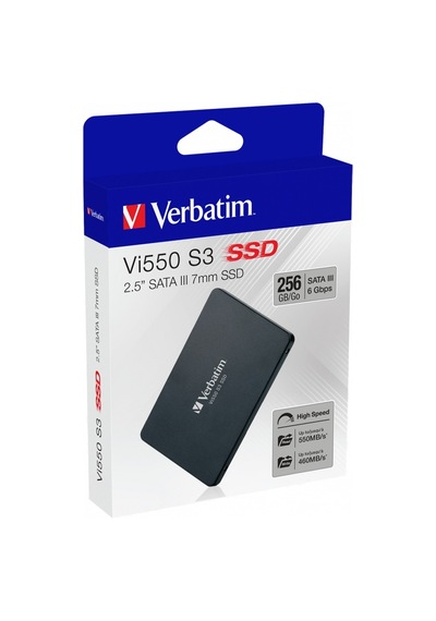 Verbatim 256gb Dahili Sata Vi550 Ssd S3 2.5" 500mb/s - 550mb/s 49351 - Dahili