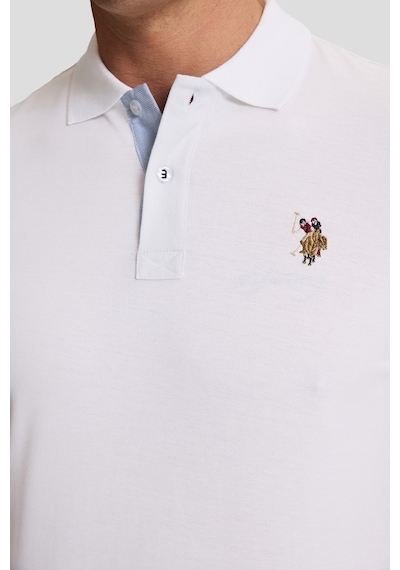 U.s. Polo Assn. Erkek Beyaz Tişört Basic 50324937-vr013