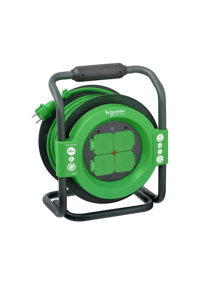 Schneider Kablo Makarası Pro. Ip44. Ho7rnf 3g1.5 40mt Kablolu. To