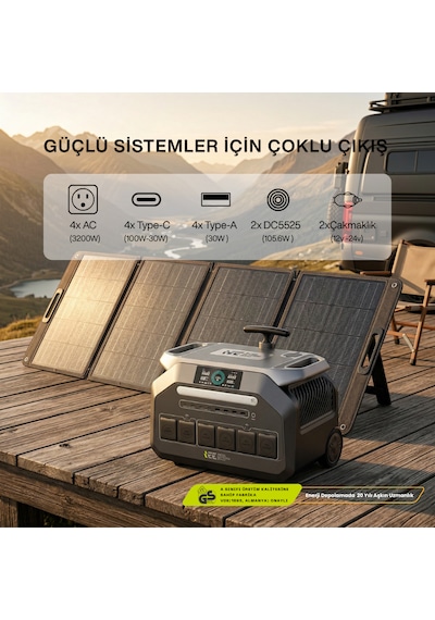 Initial Entropy Energy Lisanslı P3200 2048wh 6400w Max. Taşınabilir Güç Kaynağı - Full Paket Initial Entropy Energy Lisanslı P3200 2048wh 6400w Max. Taşınabilir Güç Kaynağı - Full Paket