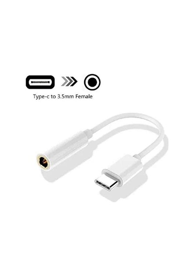Type C To 3.5Mm Kulaklık Ses Çevirici Dönüştürücü Aux Adaptör