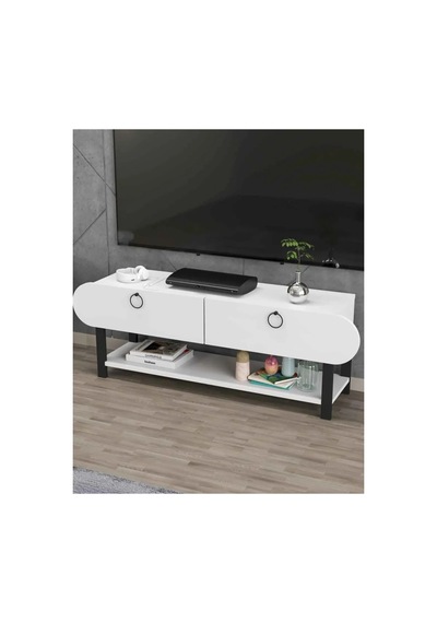 Vega Tv Ünitesi+sehpa Salon Set Beyaz