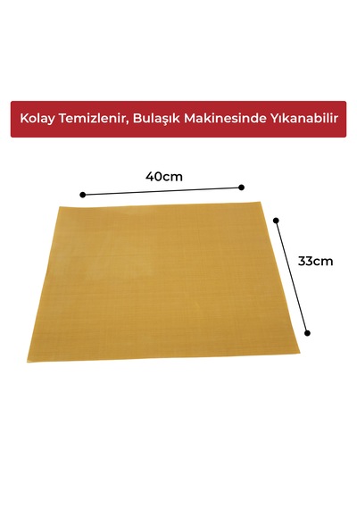 33x40 Fırınlanabilir Yıkanabilir Pişirme Fırın Matı