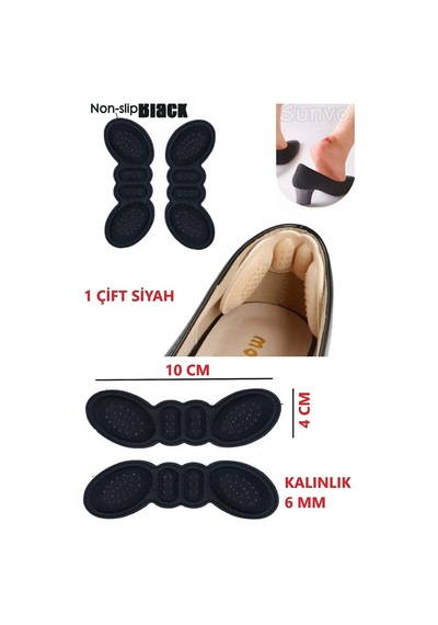 Bunyon Topuklu Ayakkabı Daraltan Ped Ayak Topuk Vurma Önleyici Sünger Bant Topuk Ağrısı Topuk Koruyucu 6 Mm