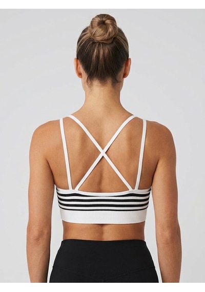 Stormwear Kadın 2'li Fitilli Kumaş Çizgili Büstiyer Crop Top Siyah/mavi Mavi - Siyah Stormwear Kadın 2'li Fitilli Kumaş Çizgili Büstiyer Crop Top Siyah/mavi Mavi - Siyah