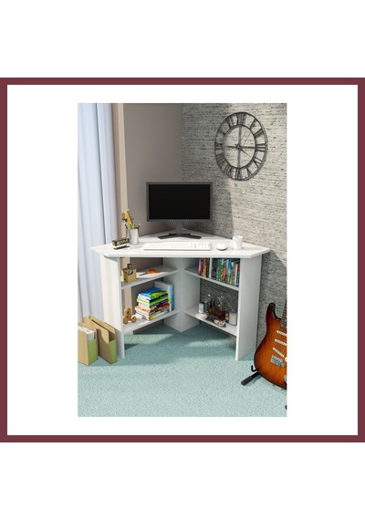 Storeşahin L Köşe Çalışma Masası Beyaz Shn0720