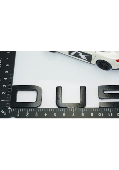 Dk Tuning Duster Ön Kaput Siyah Abs 3m 3d Yazı Logo Dacia İle Uyu