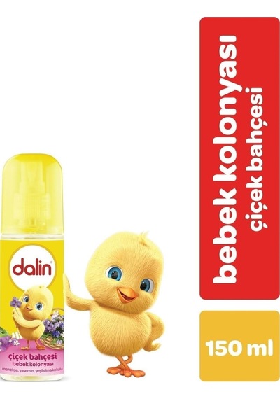 Dalin Bebek Kolonyası 150ML Bıcı Bıcı Kokusu-çiçek Bahçesi Karma 2 Li Set