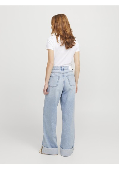 Jack & Jones Kadın Wide Leg Jean - Tokyo - 12269083 Light Blue Denim