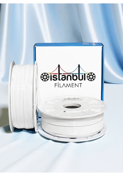 İstanbul Filament 3d Baskı Pla Filament Beyaz 1 Kg Ø 1,75mm 0,05 Mm Bambu Lab Uyumlu 1.75mm