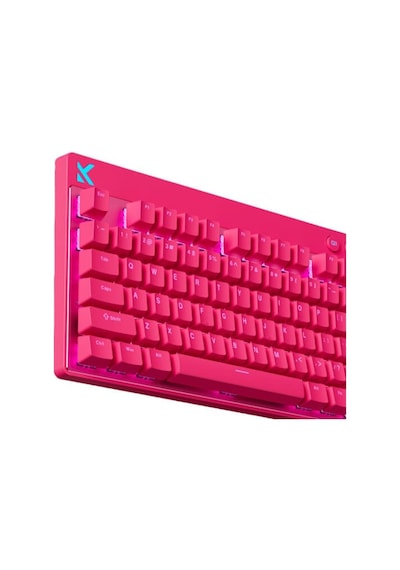 Mix 87 Rose Red %80 Apollo Manyetik Switch 8k Hz He Rgb Hotswap Mekanik Gaming Klavye