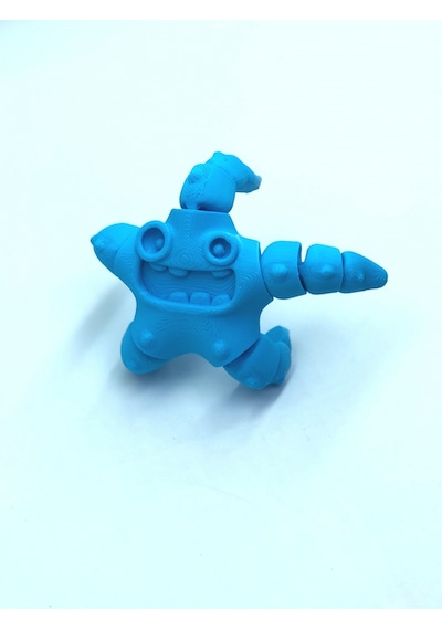 3D Hareketli Deniz Yıldızı Oyuncak - Mavi