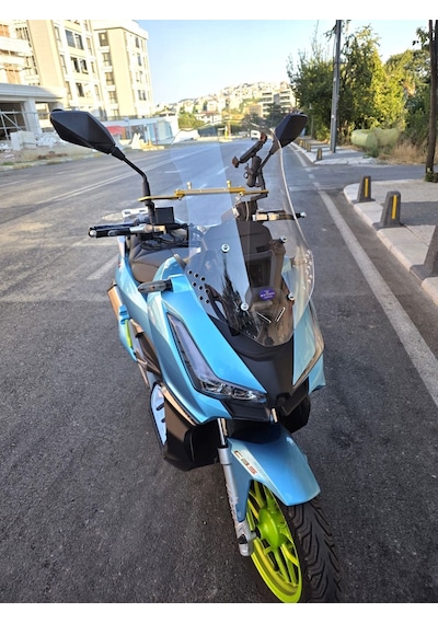 Motocam Apache Ventro 150 Ön Cam 2022-2026 Model 55cm Şeffaf Renkli 4mm Kısa