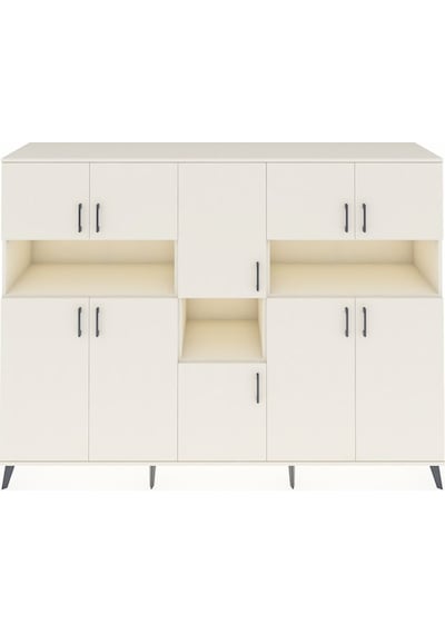Hyperion Dolap 14 Raflı 10 Kapaklı 220x44x163 Aytaşı-aytaşı Aytaşı-aytaşı