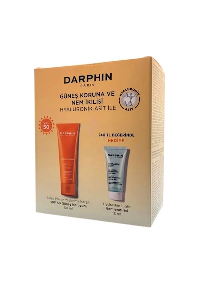 Darphin Soleil Plaisir Güneş Koruyucu Spf50 50 ML - Hydraskin Light Nemlendirici 15 ML