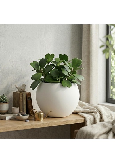 Tr Küre Saksı Dekoratif Salon Ve Bahçe Saksısı 20 Cm İçliksiz Diğer
