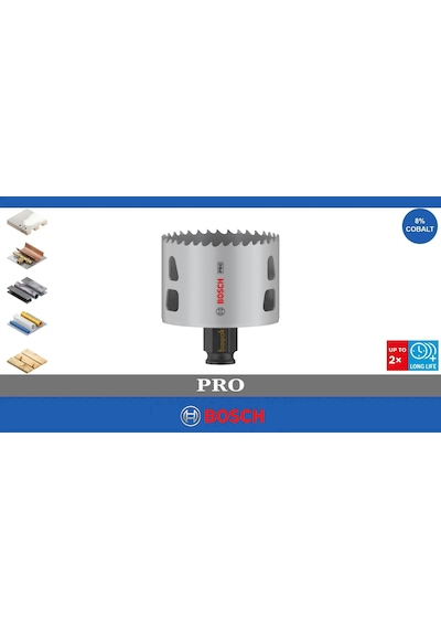 Bosch Pro 67 Mm Pc Delik Testeresi Hss %8 Kobalt 2608594397