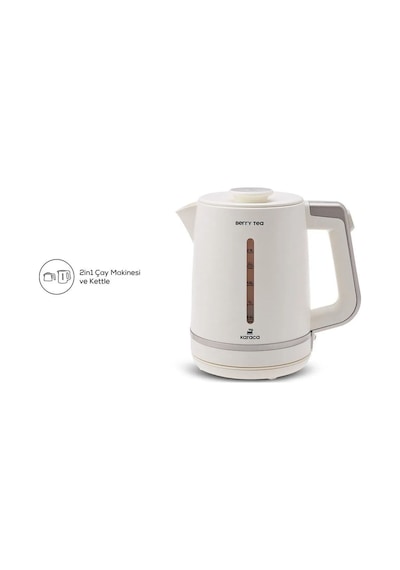 Karaca Berry Tea XL 2in1 Çelik Demlikli Çay Makinesi ve Kettle