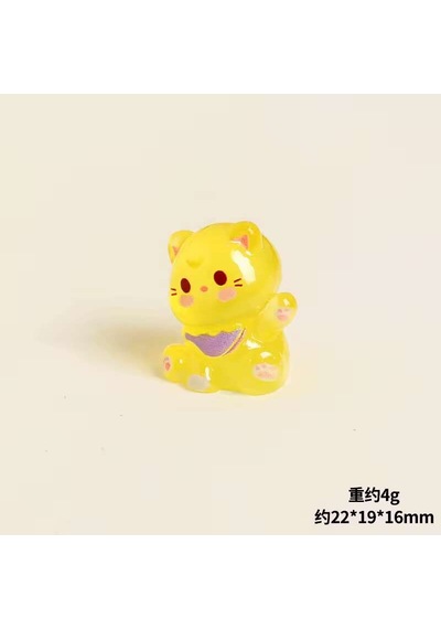 8 Adet Sailor Moon Ay Savaşçısı Luna Karanlıkta Parlayan Fosforlu Reçine Kedi Yavrusu Figürü Ay Sevimli Figür Trendy Yaratıcı Masaüstü Araba Torpido T