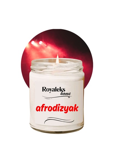 Doğal Özel Seri Kokulu Dekoratif Kavanoz Mum 210 Cc - Afrodizyak - Ryl Çok Renkli