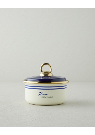 English Home With Love Emaye Baharatlık 0,5l Mavi-yeşil Mavi - Yeşil