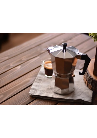 Taşev T0836  Palazzo Moka Pot 6 Fincan Gümüş