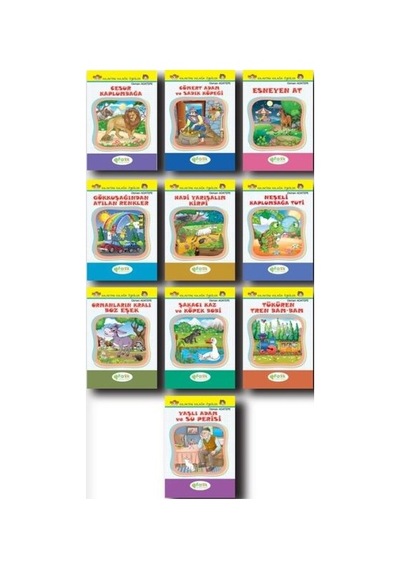 Kulaktan Kulağa Öyküler Mini Masallar-10 Kitap Takım - Osman Adatepe - Fark Çocuk