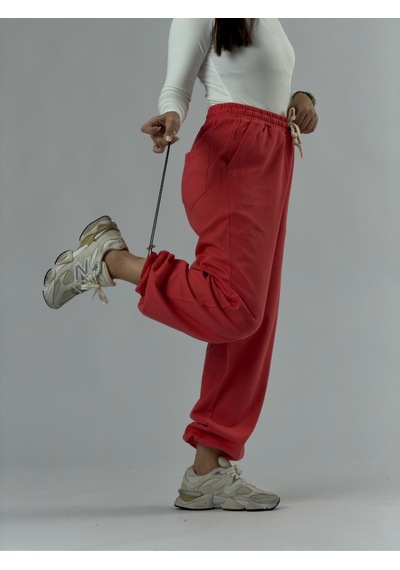 Cocopelli Paça Ayarlamalı Regular Kiremit Kadın Jogger Pantolon Coc3488