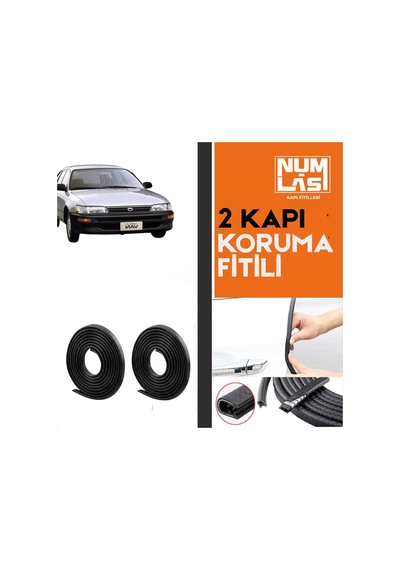 Toyota Corolla Station Wagon 1991-1998 İki Kapı Koruma Fitili Siyah Renk Numlas-a Kalite-nm2839