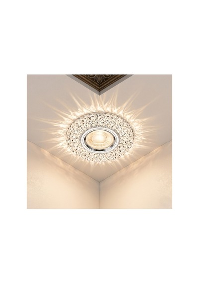 1 Adet Cata Ct 6639 Ipek Led Çerçeveli Cam Spot Kasası Beyaz