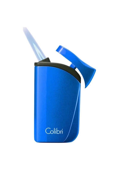Colibri Falcon Tek Torch Pürmüz Metalik Mavi Puro Çakmağı