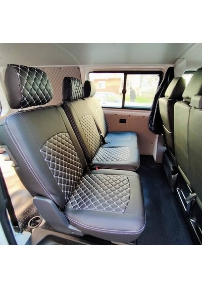 Volkswagen Transporter 5+1 Araca Özel Deri Oto Koltuk Kılıfı (473405931)