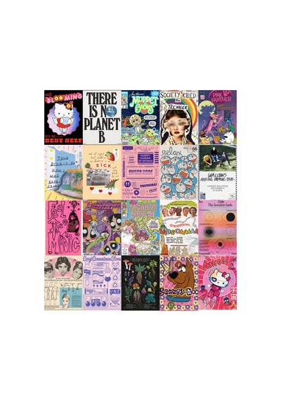 20 Adet A5 Pop Rock Art Poster Seti Müzik Grubu Estetik Duvar Kolajı Oda Süsleme Afiş Seti