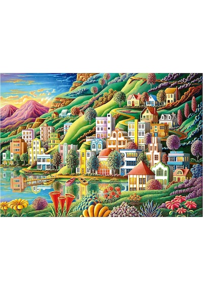 Educa 500 Parça Gizli Liman Puzzle - 19552 - Hidden Harbor